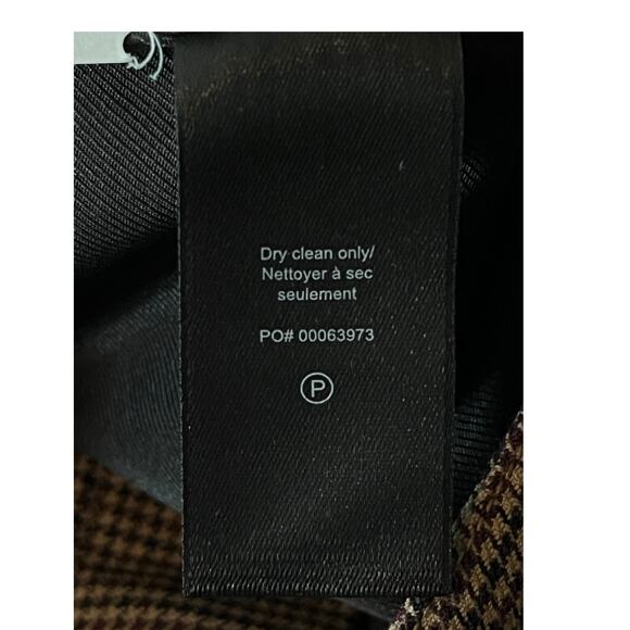 Rag & Bone Skirt Itty Bitty Plaid brown miniskirt size 6 - Picture 5 of 6